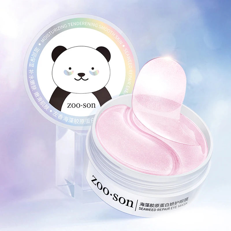 LUNIVA Eyes™Zoo-son: 60pcs Gold Crystal Collagen Eye Mask Beauty Moisturizing Firming Anti Dark Circles Eyes Bags Removal Eyes Care Eye Patches