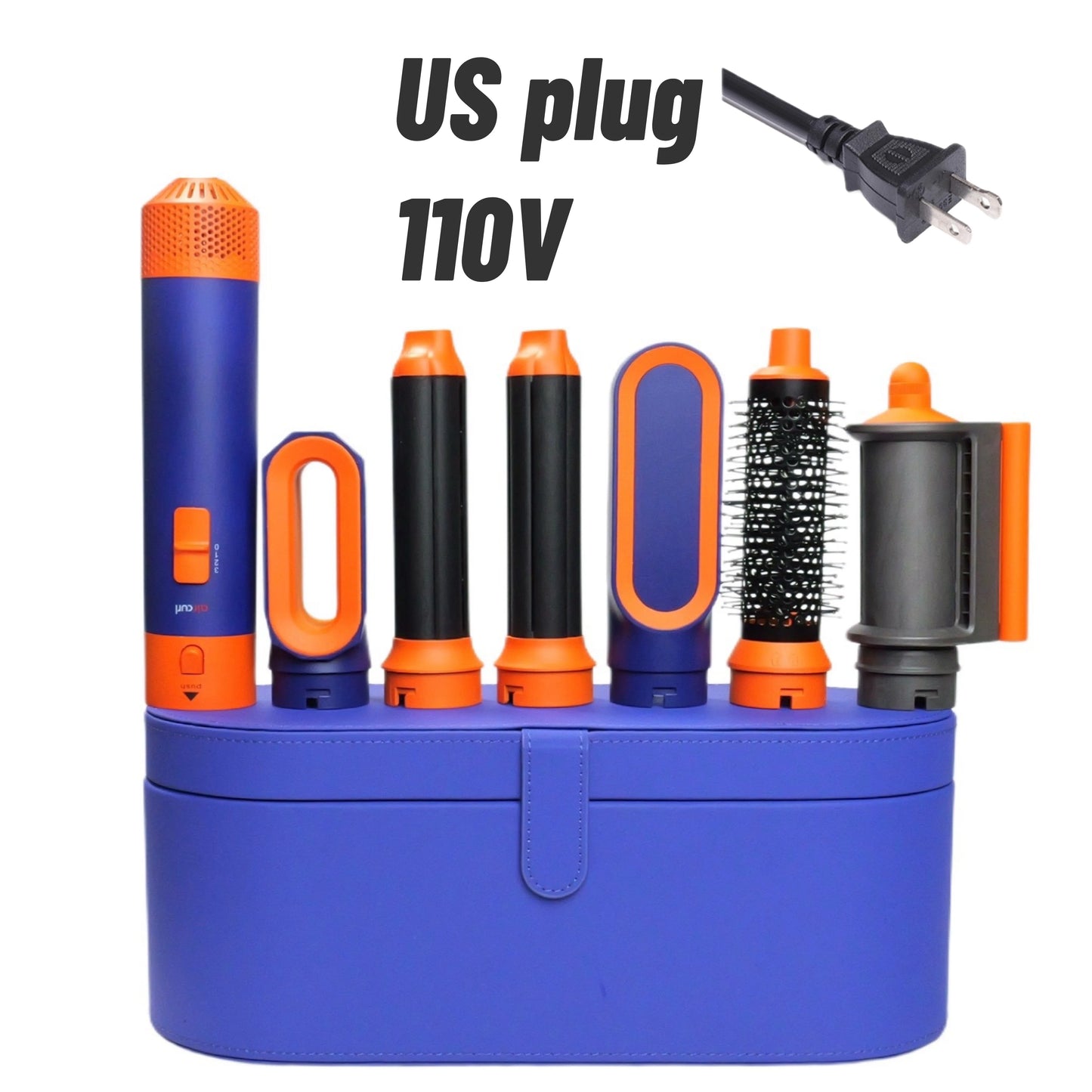 AirLuxe Pro 6: 6 in 1 hair styler With Curling Barrel Hot Air Brush Styling Tool MultiStyler