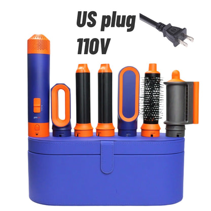 AirLuxe Pro 6: 6 in 1 hair styler With Curling Barrel Hot Air Brush Styling Tool MultiStyler