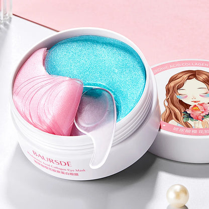 LUNIVA Eyes™Zoo-son: 60pcs Gold Crystal Collagen Eye Mask Beauty Moisturizing Firming Anti Dark Circles Eyes Bags Removal Eyes Care Eye Patches