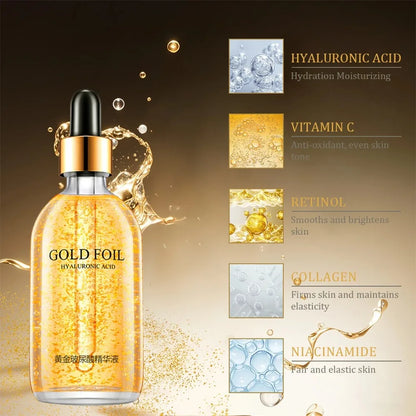 AuréaGlow™ 24K Gold Hyaluronic Face Serum