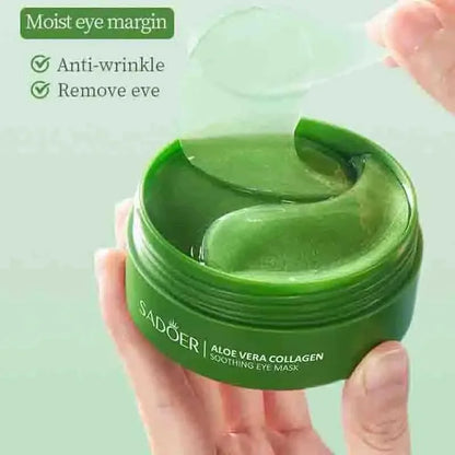 LUNIVA Eyes™ – Collagen & Aloe Vera Hydrogel Eye Mask (60pcs)