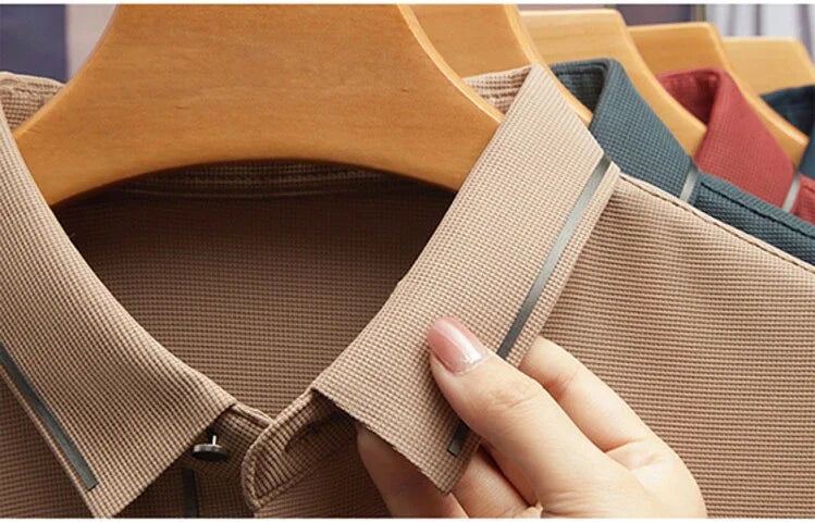 LuxeForm™ Seamless Polo – Premium Comfort, Timeless Style