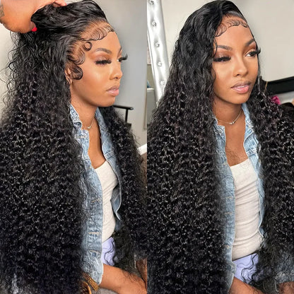 Luniva WaveLuxe™ – HD Deep Wave Transparent Lace Wig