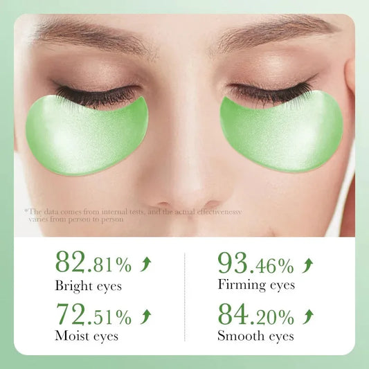 LUNIVA Eyes™ – Collagen & Aloe Vera Hydrogel Eye Mask (60pcs)