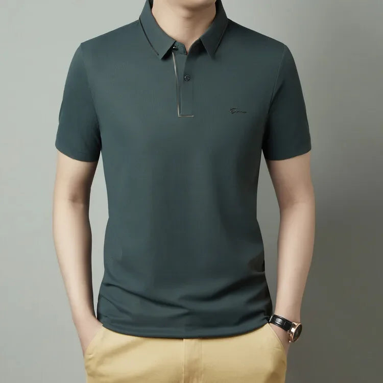 LuxeForm™ Seamless Polo – Premium Comfort, Timeless Style