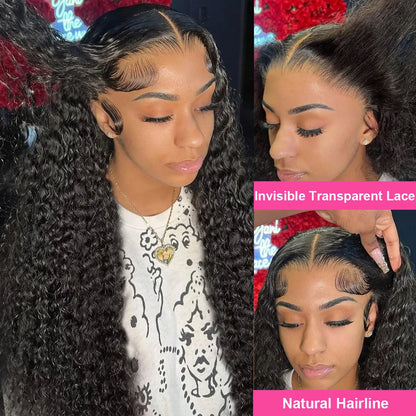 Luniva WaveLuxe™ – HD Deep Wave Transparent Lace Wig