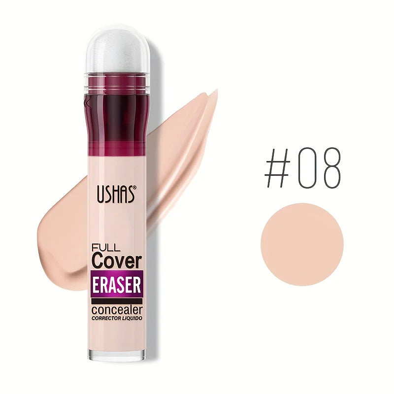 ERASER: New Sponge Head Concealer for Dark Circles Freckles Acne Pigmentation and Blemishes Long Lasting Moisturizing Liquid Foundation