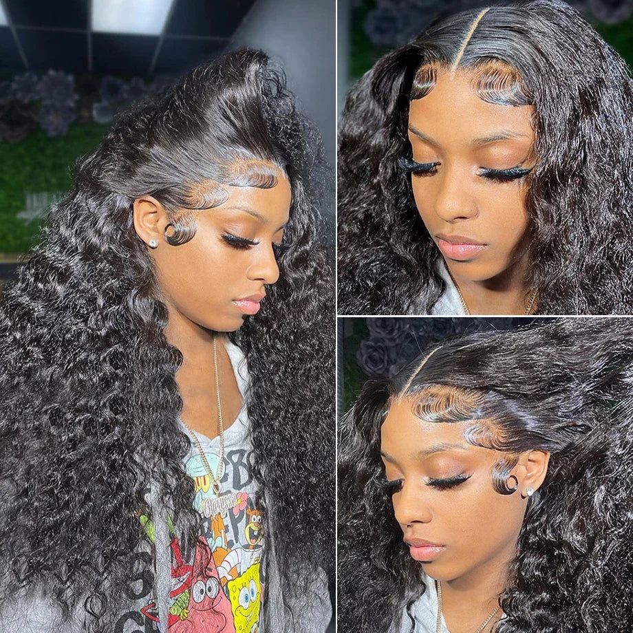 Luniva WaveLuxe™ – HD Deep Wave Transparent Lace Wig