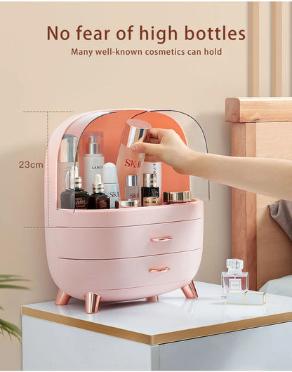 Makeup Box Desk Organizer, Large Drawer / Storage / Nail / Jewelry and Makeup Organizer