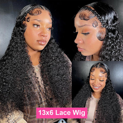 Luniva WaveLuxe™ – HD Deep Wave Transparent Lace Wig