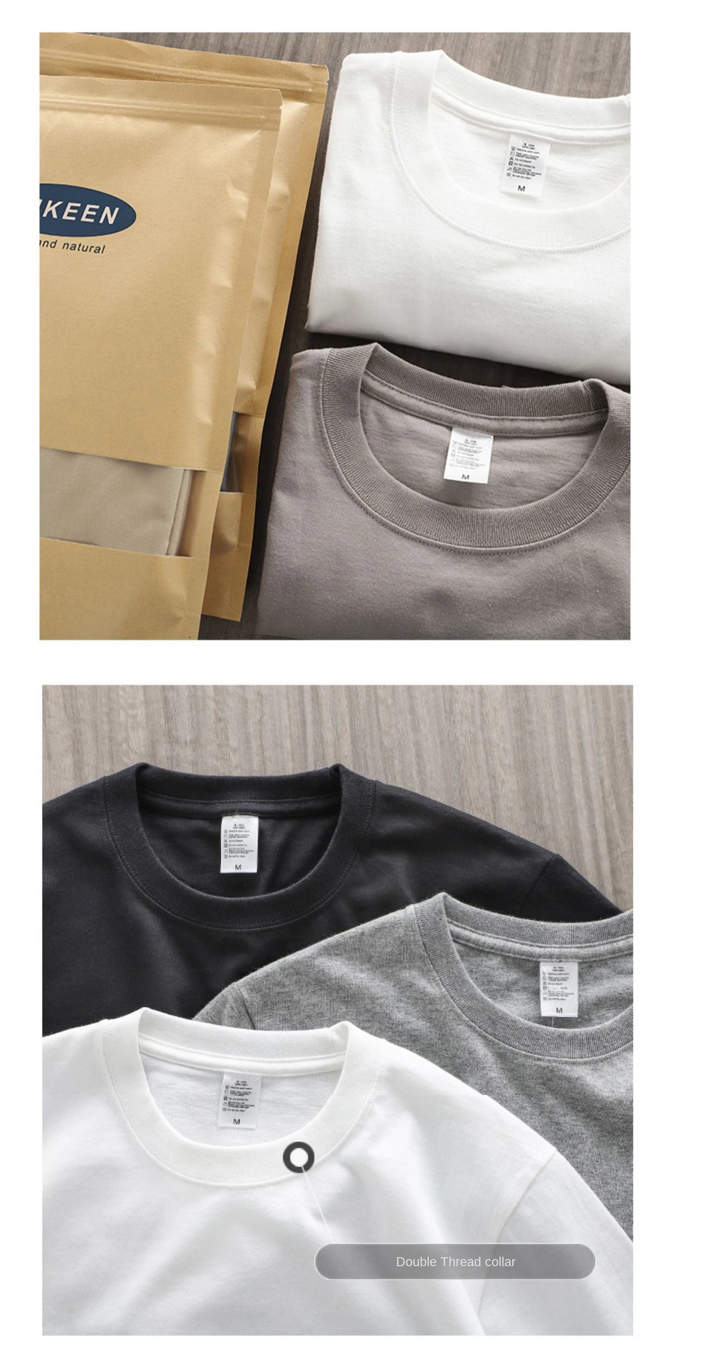 UrbanCore™ Camiseta Oversize de Algodón Grueso