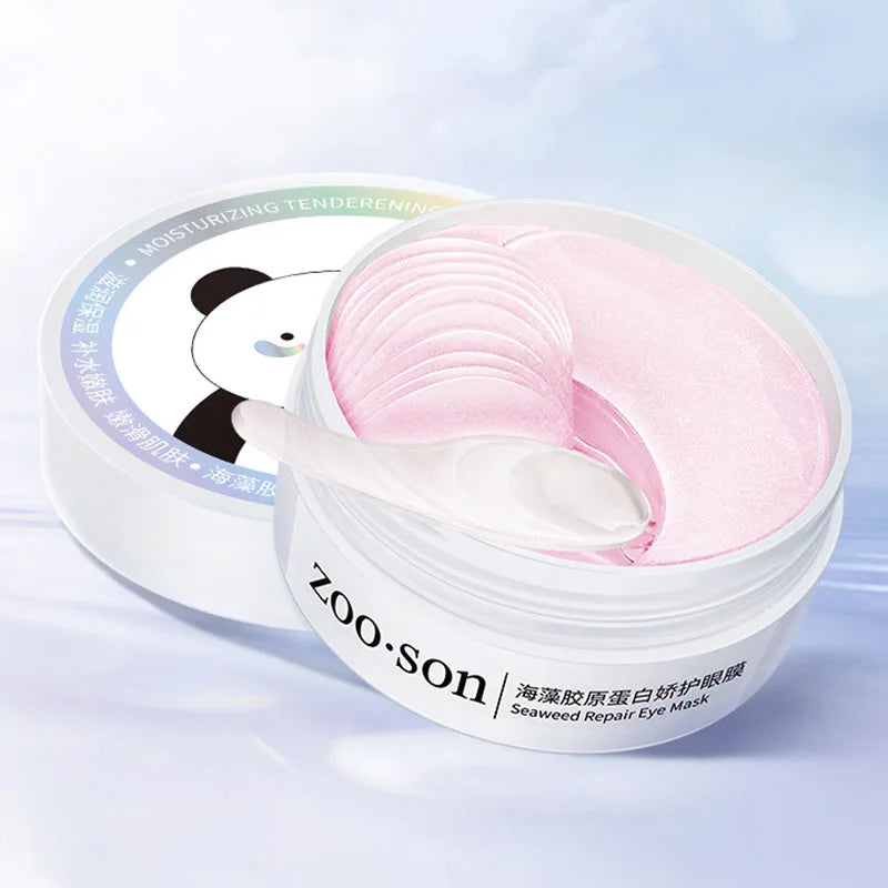 LUNIVA Eyes™Zoo-son: 60pcs Gold Crystal Collagen Eye Mask Beauty Moisturizing Firming Anti Dark Circles Eyes Bags Removal Eyes Care Eye Patches