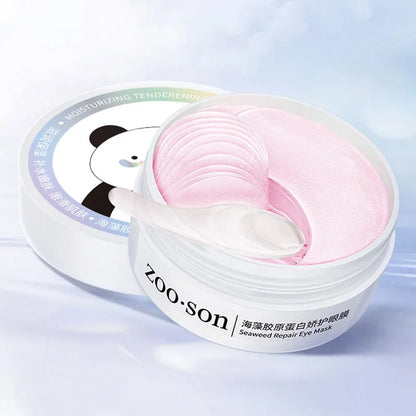 LUNIVA Eyes™Zoo-son: 60pcs Gold Crystal Collagen Eye Mask Beauty Moisturizing Firming Anti Dark Circles Eyes Bags Removal Eyes Care Eye Patches