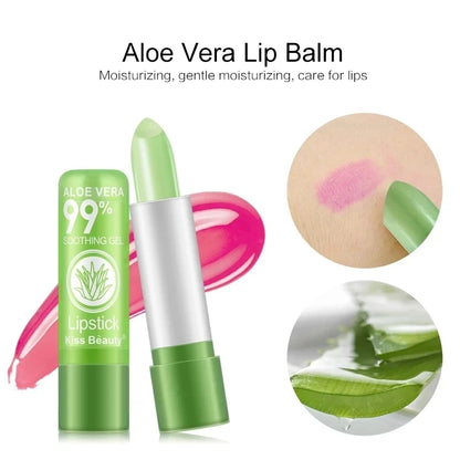 LUNIVA PureBloom™ – 12-Piece Aloe Vera Tinted Lipstick Collection (Long-Lasting & Moisturising)