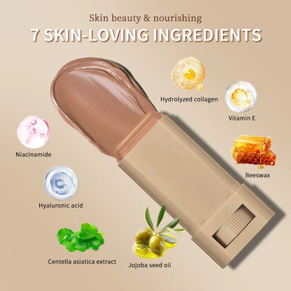 LUNIVA GlowSculpt™ – Waterproof Facial Contour Stick & Tinted Nourishing Balm