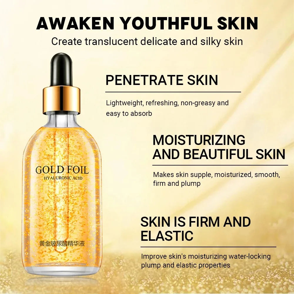 AuréaGlow™ 24K Gold Hyaluronic Face Serum