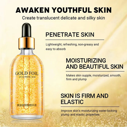 AuréaGlow™ 24K Gold Hyaluronic Face Serum
