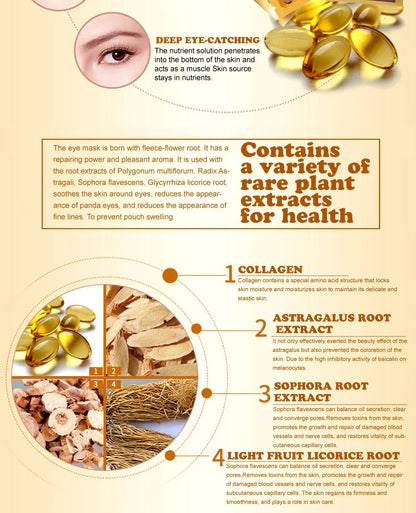 GoldenGlow™ Collagen Eye Masks