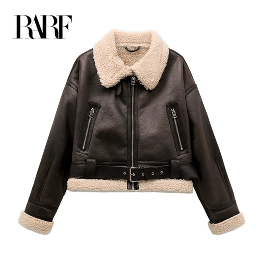 ArcticElegance™ Faux Shearling Jacket