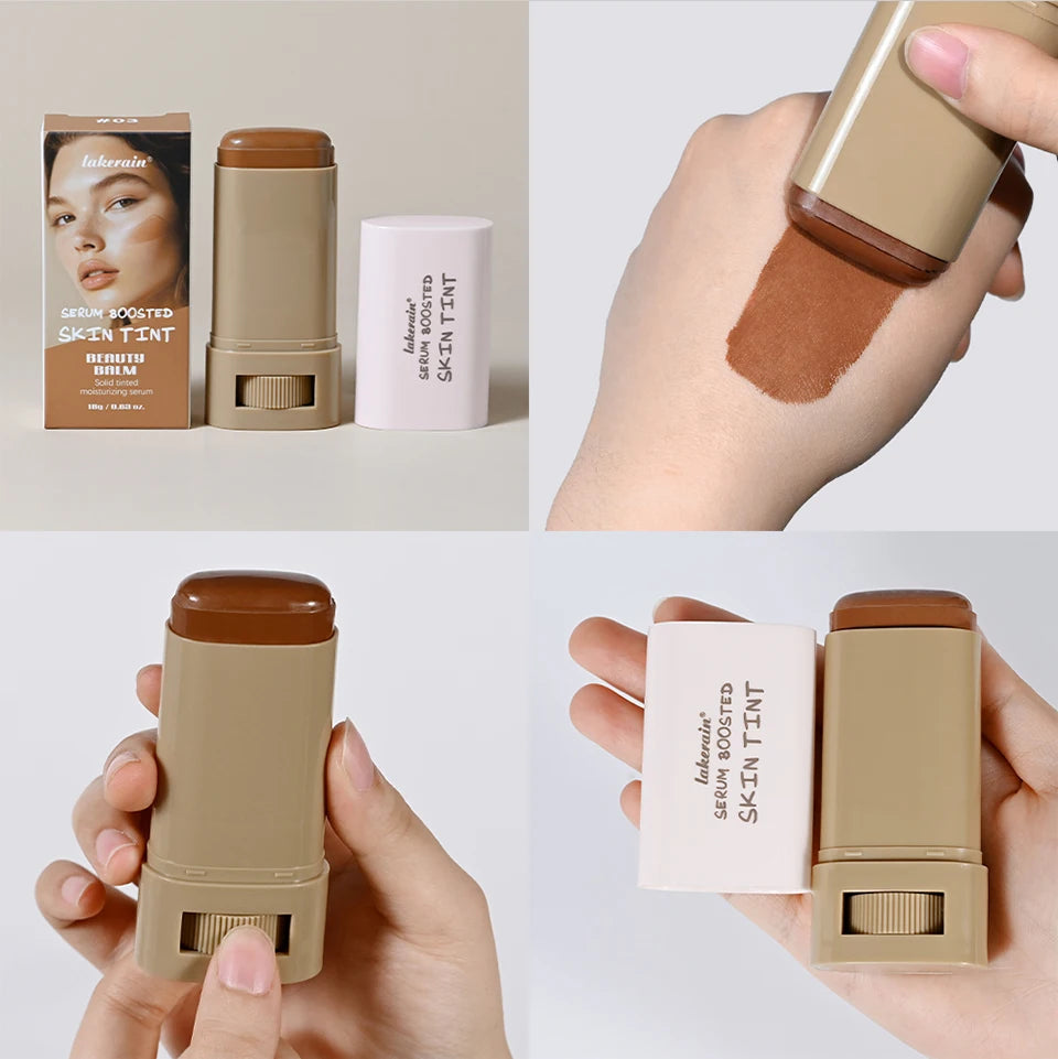 LUNIVA GlowSculpt™ – Waterproof Facial Contour Stick & Tinted Nourishing Balm
