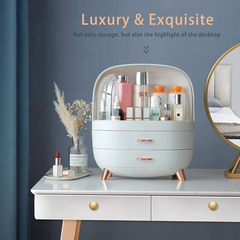 Makeup Box Desk Organizer, Large Drawer / Storage / Nail / Jewelry and Makeup Organizer