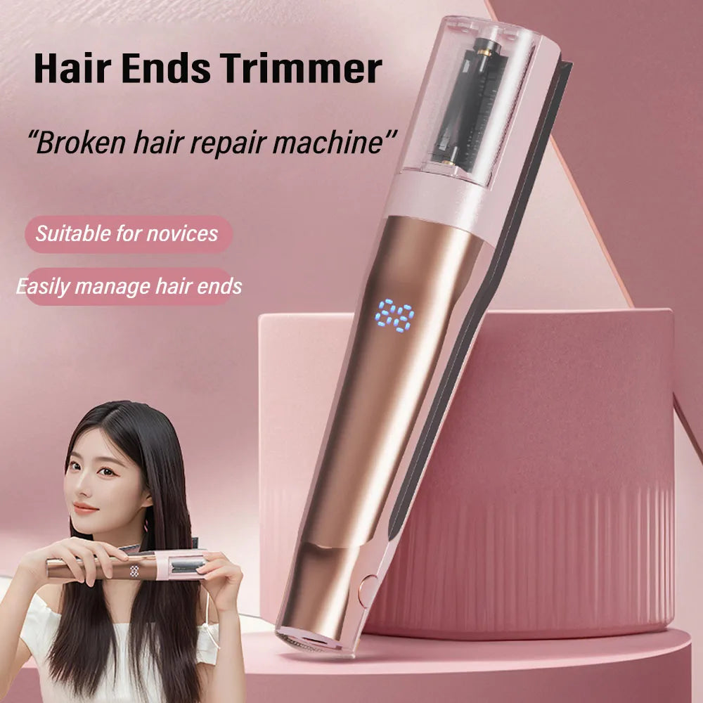 Split Ends Hair Trimmer Dry Damaged Remover Automatic Trim Split Professional Women Cordless Hair Cutting Machine Hair Clipper