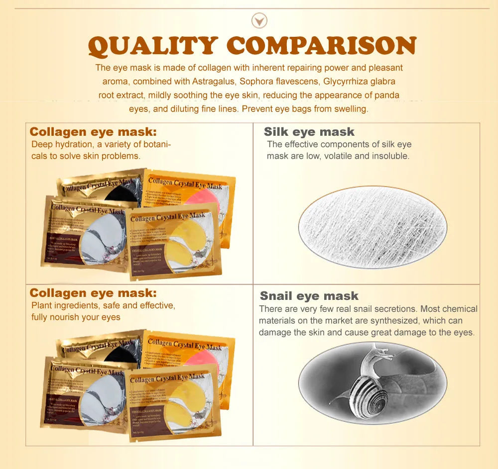 GoldenGlow™ Collagen Eye Masks