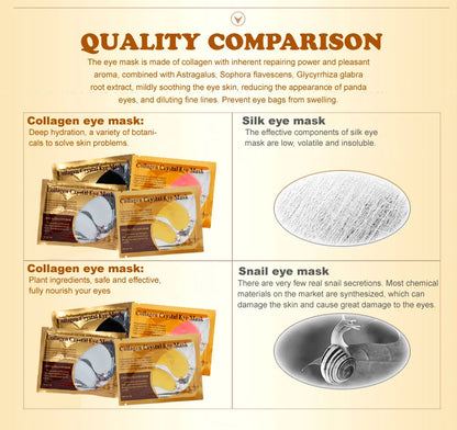 GoldenGlow™ Collagen Eye Masks