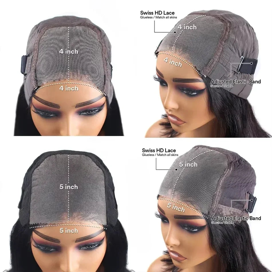 LuxeWave™ Glueless HD Lace Human Hair Wig