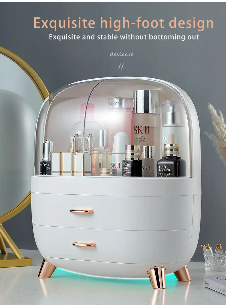 Makeup Box Desk Organizer, Large Drawer / Storage / Nail / Jewelry and Makeup Organizer